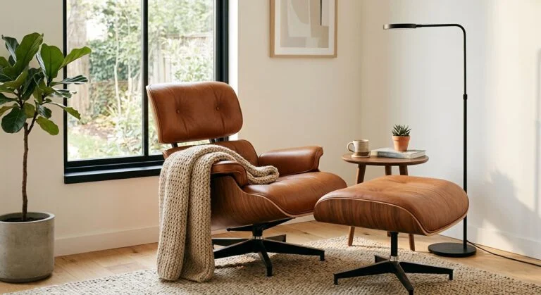 Kultowy fotel Eames Lounge Chair – historia, ergonomia i sekret przytulności w stylu hygge