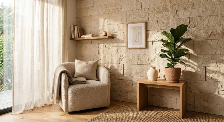 Kamień na ścianę – jaki wybrać do przytulnego wnętrza w duchu hygge?