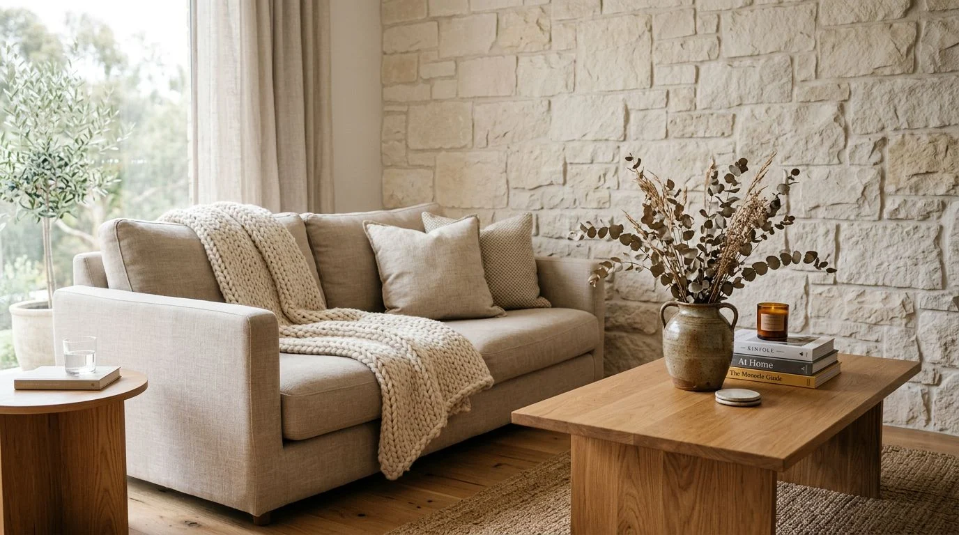 Kamień na ścianę – jaki wybrać do przytulnego wnętrza w duchu hygge?